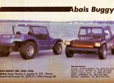 O buggy sergipano Abais em publicidade de 1987.