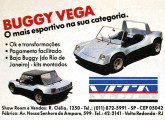 Propaganda contemporânea do buggy Vega.