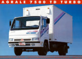 Agrale 7500 TD Turbo em folder de propaganda contemporâneo (fonte: Jorge A. Ferreira Jr.).