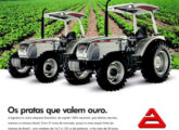 Linha 5000: derivada de modelos tchecos Zetor, foi lançada em 2001 (a publicidade é de 2003) (fonte: Jorge A. Ferreira Jr.).