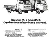 Primeira publicidade dos caminhões Agrale, de agosto de 1982, de onde foi retirada a imagem anterior.