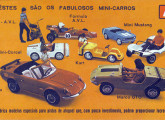 A variada gama de modelos da Alexandre Veículos em folheto de propaganda de 1971.