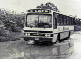 Aratu Amaralina 1987, clone do Caio Amélia, aqui sobre chassi Mercedes-Benz; note o novo logotipo, recém adotado (fonte: site onibusbrasil).