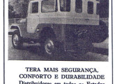 Publicidade das capotas de aço Auto Drews para Jeep veiculada entre 1958 e 1960.