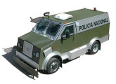 Tróia modelo AL-1, na versão de controle de tumultos urbanos, exportado para a Bolívia.