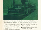 Mais um anúncio da SA-35, este de junho de 1966, vinculando a máquina à pavimentação da rodovia BR-2 - a futura BR-116. 