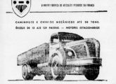 Publicidade Berliet de abril de 1954 em jornal gaúcho; a filial brasileira então tratava da "importação direta da França", também encarregando-se da montagem no país.
