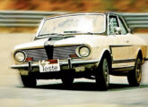 Um Corcel Bino cupê em 1970 sendo testado pela revista 4 Rodas (fonte: Paulo Roberto Steindoff / 4 Rodas).