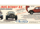 Baja bugs Boddy em propaganda de 1985.
