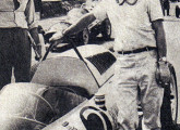 O grande Chico Landi, com seu Mecânica Nacional JK, na largada dos 500 Km de Interlagos de 1962 (fonte: Aconteceu).