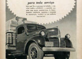 Fargo - uma das três marcas de caminhões do Grupo Chrysler montados no Brasil pela Brasmotor a partir de 1947.