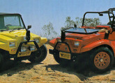 Em 1984 a BRM passou a produzir um modelo mais curto - o M-8 (à esquerda; o buggy "longo" seria mais tarde substituído pelo M-10).