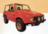 Ainda denominado FC-15, o jipe da Bugre foi exposto no Salão do Automóvel de 1984 (foto: 4x4 & Cia).