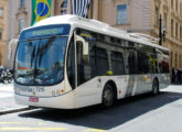 Trólebus Urbanuss Pluss LF sobre plataforma HVR fornecido à operadora paulista Metra em 2003 (foto: R. Koracsony).