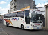 Elegance 360 em chassi Scania operado pela empresa uruguaia EGA; a foto foi tomada em fevereiro de 2011 na cidade de Minas.