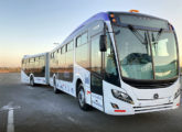 Em 2022, já novamente em plena atividade, a Busscar exportaria para o México 37 articulados semelhantes ao da imagem anterior, dessa vez sobre chassis Mercedes-Benz O 500 MA.