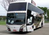 A mesma carroceria, esta com três eixos e mecânica Volvo B12R, da empresa TJ Turismo, de Erechin (RS) (foto: Fábio Sales / onibusbrasil).