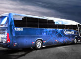 Um dos 70 Vissta Buss com mecânica Scania adquiridos pela Viação Cometa em 2021.
