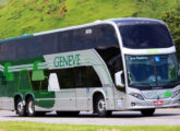 DD sobre Volvo B420R da Geneve Turismo, de Brusque (SC) (foto: Paulo Henrique Pereira Borges / onibusbrasil).