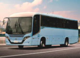 El Buss 320 em fotografia de divulgação da Busscar.