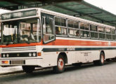 Exatamente igual ao ônibus da imagem anterior, este parece um outro modelo em função da pintura adotada; o veículo pertenceu à Auto Viação Imperatriz, de Santo Amaro da Imperatriz (SC) (foto: Lineu Prestes / memoriagaucha). 