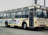 "Jardineira" panorâmica, um raro modelo fabricado pela Busscar a partir do Urbanus, aqui na frota da empresa Bogotur, de Joinville (SC) (fonte: Alessandro Alves da Costa / egonbus).