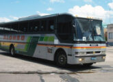 El Buss 340 com mecânica Scania S 112 da empresa uruguaia Alonso, partindo da rodoviária de Paysandú em fevereiro de 2010 (foto: José Gazo Mereles).