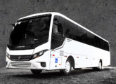 El Buss FT, modelo simplificado para fretamento, lançado em 2021 (fonte: Jorge A. Ferreira Jr.).