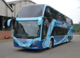 Vissta Buss DD em chassi Scania K 400 6x2 exportado para a operadora Cormar Bus, de Ovalle, Chile (fonte: portal fanbus).