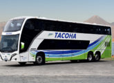Quatro DD com mecânica Scania como este foram adquiridos em 2022 pela chilena Tacoha. 