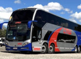 Vissta Buss DD em chassi Scania K 440 IB 8x2 adquirido em 2021 pela CMW Transportes, de Bragança Paulista (SP).