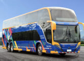 Vissta Buss DD sobre Volvo 6x2: de janeiro de 2023, foi a primeira exportação da Busscar para o Panamá.