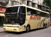 Utilizando o mesmo chassi Scania K 124 IB, este Jum Buss 400 compunha a frota da Satur Transporte de Passageiros, de Campo Grande (MS) (foto: Acácio Santos / onibusbrasil).