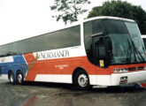 Ainda sobre O400 RSD, este Vissta Buss da carioca Normandy do Triângulo trazia janelas laterais fixas, com vidros colados (foto: Douglas Paternezi / onibusbrasil).