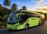 Vissta Buss 365 em chassi Volvo B420R 6x2, em 2026 fornecido à paranaense Eucatur; com 15 m de comprimento, comporta 48 passageiros em poltronas-leito.