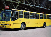 O mesmo modelo em chassi Volvo de dois eixos; o ônibus era da Transtusa, de Joinville (SC) (fonte: Alessandro Alves da Costa / egonbus).