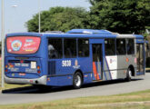 Urbanuss Pluss em chassi Mercedes-Benz OH-1628 L da VB Transportes e Turismo, de Campinas (SP); a foto foi tomada em Paulínia, em abril de 2016 (foto: Fernando Martins Antunes/ onibusbrasil).