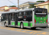 Outro carro semelhante da mesma operadora em vista posterior (fonte: portal onibusbrasil).