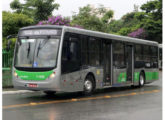 Segunda série do modelo Millenium III, trazendo nova apresentação visual das laterais; na foto, um carro da Viação Santa Brígida (fonte: portal onibusbrasil).