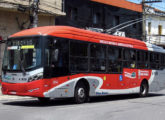 Millenium BRT na versão trólebus na frota da operadora paulistana Ambiental; o chassi é VW 17.280 OT (foto: Renan Bonfim Deodato / onibusbrasil).