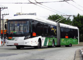 Um dos dez trolebus de 18,0 m sobre chassi Mercedes-Benz O 500 UA com carroceria Millennium fornecidos para a Metra, operadora do ABC paulista, no final de 2016 (foto: Willian Sousa).