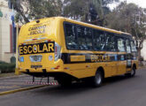 O mesmo ônibus escolar da Prefeitura Municipal de Avaré em vista oposta (foto: Gilberto Martins).