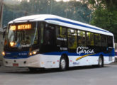 Millennium BRT 2017 sobre chassi Volkswagen Low Entry em fase de experiência pelo Expresso Garcia, de Niterói (RJ (foto: Roberto Marinho / onibusbrasil).