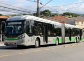 Millenium BRT articulado de segunda série na frora da Viação Santa Brígida (fonte: portal onibusbrasil).
