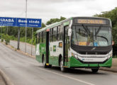 Um dos 60 Apache V em chassi Volvo B270F fornecidos para operadores de Cuaibá (MT) em abril de 2022.