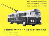 Folder publicitário do trólebus Caio-Villares.