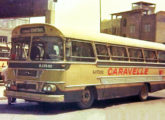 Jaraguá-LPO da Viação Caravelle, de Belford Roxo (à época Distrito de Nova Iguaçu. RJ); note o "upgrade" que a carroceria recebeu, com nova grade e painéis frisados nas laterais (foto: Rafael Fernades de Avellar / onibusbrasil).