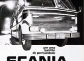 Caio Gaivota em publicidade da Scania para seus chassis de ônibus.
