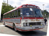 Gaivota semelhante (este sobre plataforma Mercedes-Benz O-326) exposto na edição 2021 da BusBrasil Fest (foto: Odair Ferraz; fonte: Paulo Roberto Steindoff / maxicar).