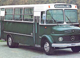 Gabriela Andino - o antigo Mini-Caio rebatizado para exportação para a América Latina -, aqui sobre Mercedes-Benz 1113, em 1981 vendido para o Chile. 